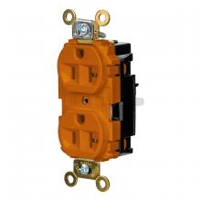 Hubbell Wiring Device-Kellems HBL5362STO - DPLX RCPT, IND, SPRG TRM, 20A 125V, OR