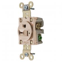 Hubbell Wiring Device-Kellems HBL5461LA - SGL RCPT, IND GRD, 20A 250V, 6-20R, LA