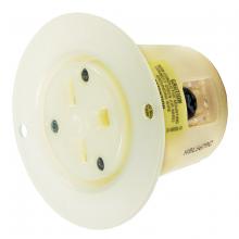 Hubbell Wiring Device-Kellems HBL5679C - FLG-RCPT, 15A 250V, 6-15P, WH