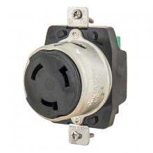 Hubbell Wiring Device-Kellems HBL63CM69 - LKG MARINE RCPT, 3P4W, 50A 125/250V,YL