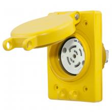 Hubbell Wiring Device-Kellems HBL69W82 - WATERTIGHT RECEP, 30A 277/480V, L22-30
