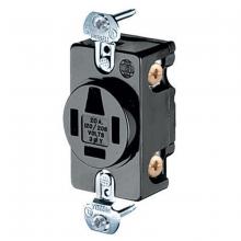 Hubbell Wiring Device-Kellems HBL7250 - RCPT, 4P4W, 20A 120/208V, 18-20R, BK