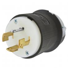 Hubbell Wiring Device-Kellems HBL7411GCB - LKG PLUG, 3P4W, 20A 3PH 250V, BK