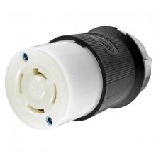 Hubbell Wiring Device-Kellems HBL7413GCB - LKG CONN, 3P4W, 20A 3PH 250V, BK