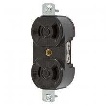 Hubbell Wiring Device-Kellems HBL7540 - LKG DUP RCPT, 15A 125V, L1-15R