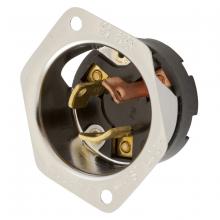 Hubbell Wiring Device-Kellems HBL7556G - LKG FLG INLT, 2P3W, 10A 250V/15A125V