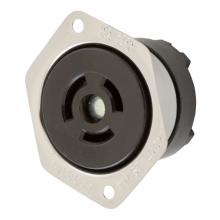 Hubbell Wiring Device-Kellems HBL7557 - LKG FLG RCPT, 3P3W, 10A 250V/15A125V