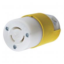 Hubbell Wiring Device-Kellems HBL7565CY - LKG CONN, 3P3W, 10A 250V/15A125V, YL