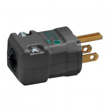 Hubbell Wiring Device-Kellems HBL8115VB - VALISE PLUG,HG,15A 125V,5-15P,WH, BULK