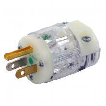 Hubbell Wiring Device-Kellems HBL8215CT - PLUG, HG, 15A 125V, 5-15P, CLR
