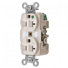 Hubbell Wiring Device-Kellems HBL8300LA - DUP RCPT, HG, 20A 125V, 5-20R, LA