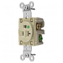 Hubbell Wiring Device-Kellems HBL8310I - SGL RCPT, HG, 20A 125V, 5-20R, IV