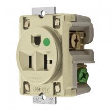 Hubbell Wiring Device-Kellems HBL8384I - PANEL MT RCPT, HG, 20A 125V, 5-20R, IV