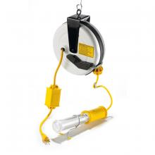 Hubbell Wiring Device-Kellems HBLC40182AFL - CORD REEL, 40', W/FLUOR LAMP, AUTO SW.