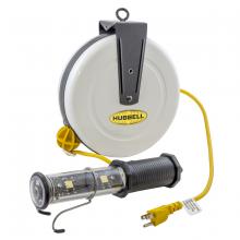 Hubbell Wiring Device-Kellems HBLC40182LED - LED CORD REEL, 40FT, 18/2
