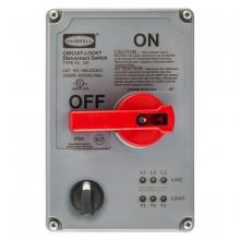 Hubbell Wiring Device-Kellems HBLDS3RCPJ - DISC COVER, 30A,LED PHASE IND AND JOG,4X
