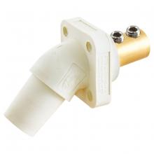 Hubbell Wiring Device-Kellems HBLFRAW - SINGLEPOLE, 300/400A ANG REC, SCRW, WH