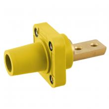 Hubbell Wiring Device-Kellems HBLFRB2Y - SINGLEPOLE, 400A FEM BUS 2 HOLE, YL