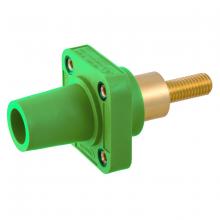 Hubbell Wiring Device-Kellems HBLFRSCEGN - SINGLEPOLE, 300/400A FEM EXTSTUD REC, GN