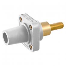 Hubbell Wiring Device-Kellems HBLFRSCEW - SINGLEPOLE, 300/400A FEM EXTSTUD REC, WH