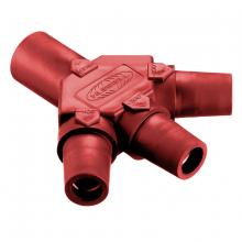 Hubbell Wiring Device-Kellems HBLM3FR - SINGLEPOLE, TRI TAP, M-F-F-F, RED