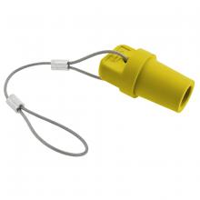 Hubbell Wiring Device-Kellems HBLMCAPY - SINGLEPOLE, MALE CAP, YELLOW