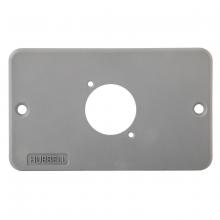 Hubbell Wiring Device-Kellems HBLMPPL - COVERPLATE, POB, MALE PANEL MOUNT INSUL