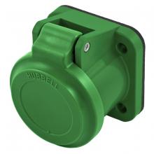 Hubbell Wiring Device-Kellems HBLNCAGN - SINGLEPOLE, NON-MET COVER, GRN