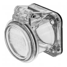 Hubbell Wiring Device-Kellems HBLNCC - SINGLEPOLE, NON-MET COVER, CLEAR