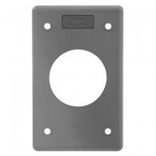 Hubbell Wiring Device-Kellems HBLP720FS - POB COVER PLATE, 1.60", GRAY
