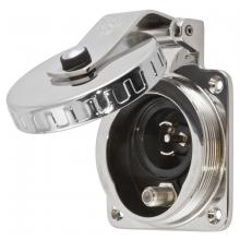 Hubbell Wiring Device-Kellems HBLPHTVSS - MARINE HULL INLET, PHONE & TV, SS