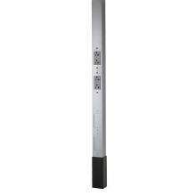 Hubbell Wiring Device-Kellems HBLPP15A - SERVICE POLE, 15'2", 2 SL DECO, GY