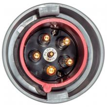 Hubbell Wiring Device-Kellems HBL460P6WP - PLUG, 3P4W, 60/63A 380-415V,4X/IP69K,PIN