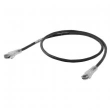 Hubbell Wiring Device-Kellems HC6BK100 - P-CORD, NEXTSPEED,CAT6,SLIM,BK,100FT