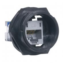 Hubbell Wiring Device-Kellems HI6 - JACK, HI-IMPACT, 6, UNI, GY