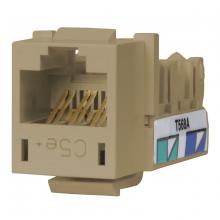 Hubbell Wiring Device-Kellems HXJ5EEI25 - JACK, HXJ,CAT5E,8POS,UNI A/B,EI,25PK