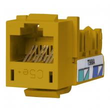 Hubbell Wiring Device-Kellems HXJ5EGL25 - JACK, HXJ,CAT5E,8POS,UNI A/B,GL,25PK