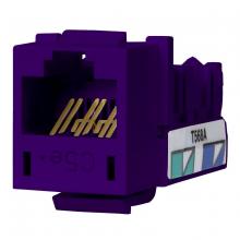 Hubbell Wiring Device-Kellems HXJ5EP25 - JACK, HXJ,CAT5E,8POS,UNI A/B,PU,25PK