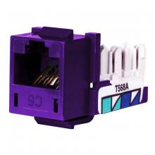 Hubbell Wiring Device-Kellems HXJ6P24 - JACK, HXJ,CAT6,8POS,UNI A/B,PU,24PK