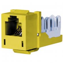 Hubbell Wiring Device-Kellems HXJUY - JACK, HXJ,6POS,USOC,YL