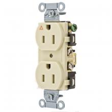 Hubbell Wiring Device-Kellems IG15CRI - COMM 15A SIDE WIRED IG DUPLEX IV