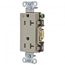 Hubbell Wiring Device-Kellems IG20DRGRY - COMM STYLE LINE S&B WIRED 20A IG DUP GY
