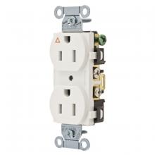 Hubbell Wiring Device-Kellems IG5252W - COMM 15A SIDE & BACK WIRED IG DUP WH