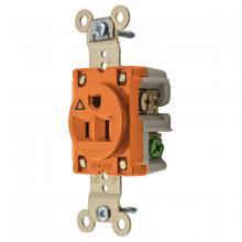 Hubbell Wiring Device-Kellems IG5261 - SGL RCPT, IG, 15A 125V, 5-15R, OR