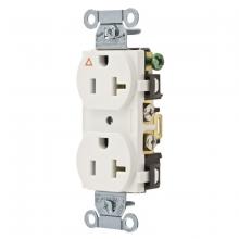 Hubbell Wiring Device-Kellems IG5352W - COMM  20A SIDE & BACK WIRED IG DUP WH