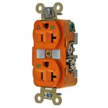Hubbell Wiring Device-Kellems IG5362WR - WR RCPT, DUP, SB, IG HG, 20A 125V, OR