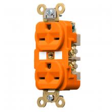 Hubbell Wiring Device-Kellems IG5662 - DUP RCPT, IG, 15A 250V, 6-15R, OR