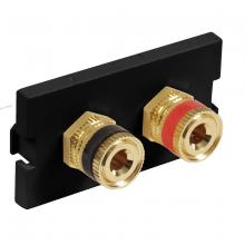Hubbell Wiring Device-Kellems IMSP1BK - ISTATION MODULE, W/RD BK SPKR POST,1U,BK