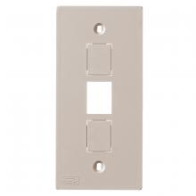 Hubbell Wiring Device-Kellems KP2163AL - KP 3 JACKS, ALMOND
