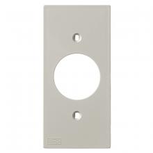 Hubbell Wiring Device-Kellems KP7 - FACEPLT, KP SER, 1-G, 1.40"